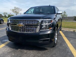 Our luxury black chevy suburban