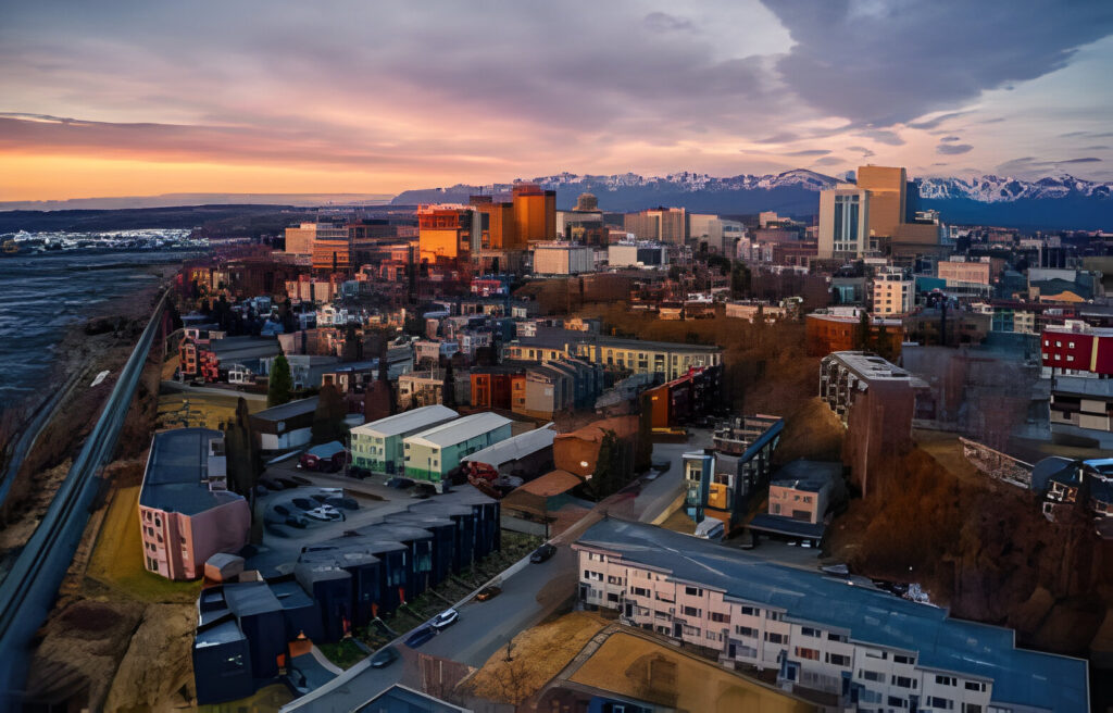 Chauffeur Service Alaska all across the state of cold buildings