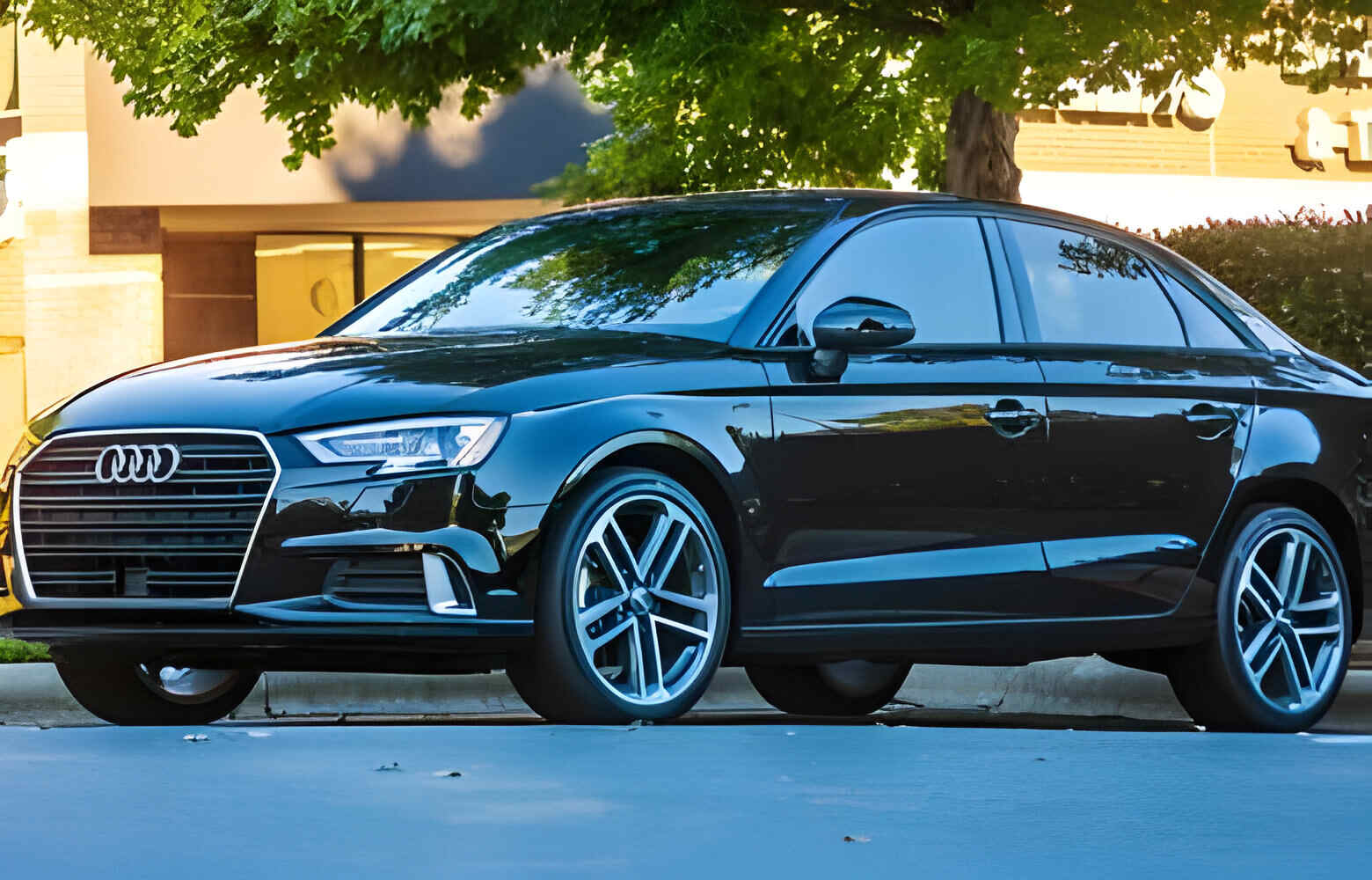 Black Audi Sedan