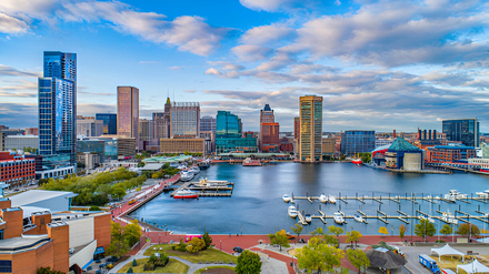 Downtown Skyline, Baltimore Maryland