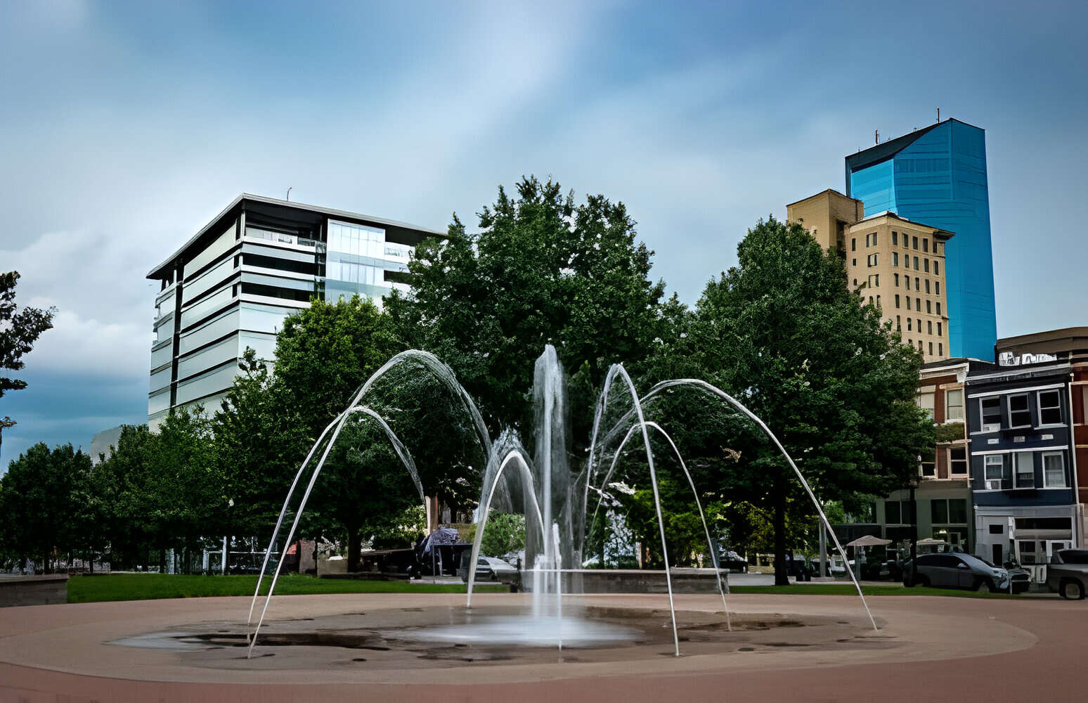 Lexington, Kentucky downtown fountain