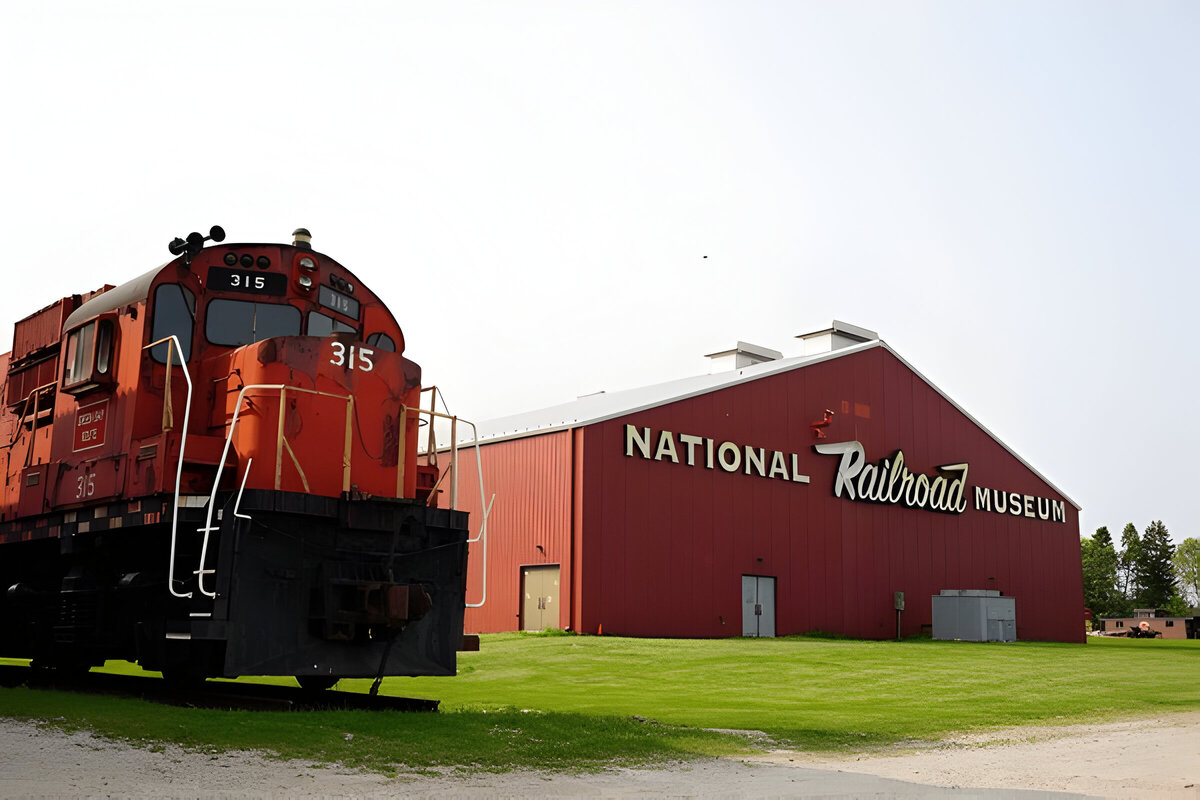 National Railroad Museum in Green Bay, Wisconsin.