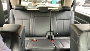 Back Seats of our luxury Ford Expedition