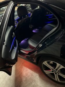 Inside view of luxury BMW Car